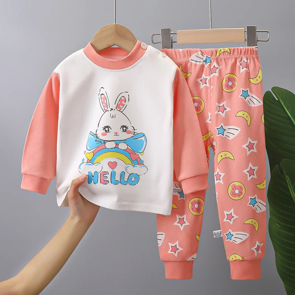 Set de pijama festivo de Santa & Tree