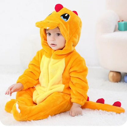 Tutina di costumi per bambini di dinosauro 