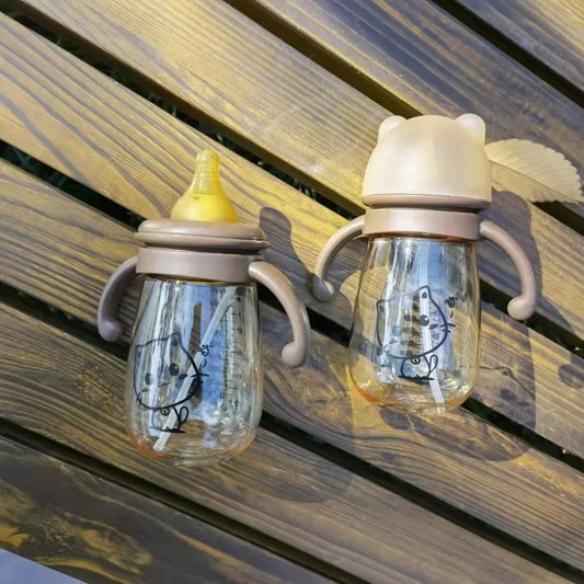 Diseño de paja para bebés de diseño de gatos