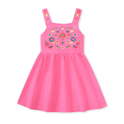Groviduota ricamata rosa blush per ragazze
