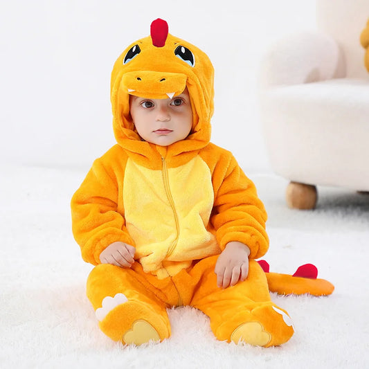 Tutina di costumi per bambini di dinosauro 