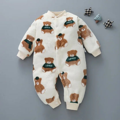 Pajama de ropa de recién nacido de invierno