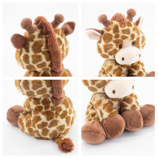 Giocattolo di peluche a giraffa morbida 