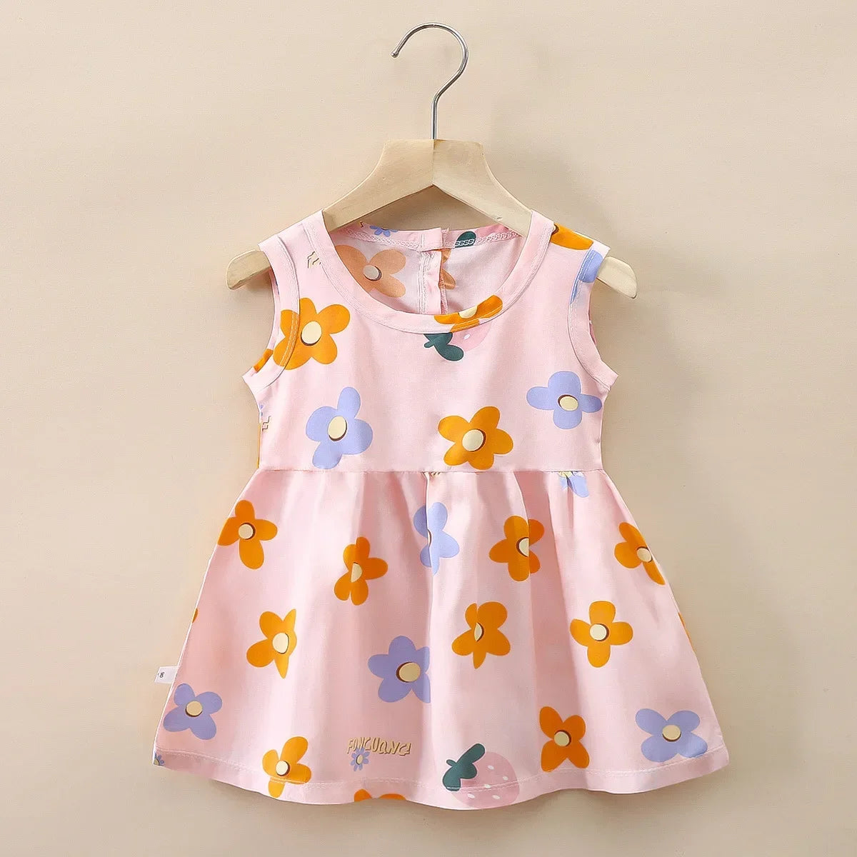 Vestido de sol floral para niñas