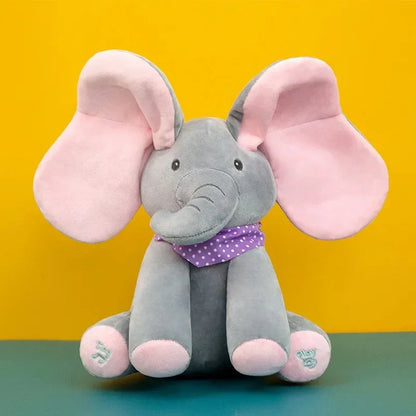 Peluche di elefante blu 