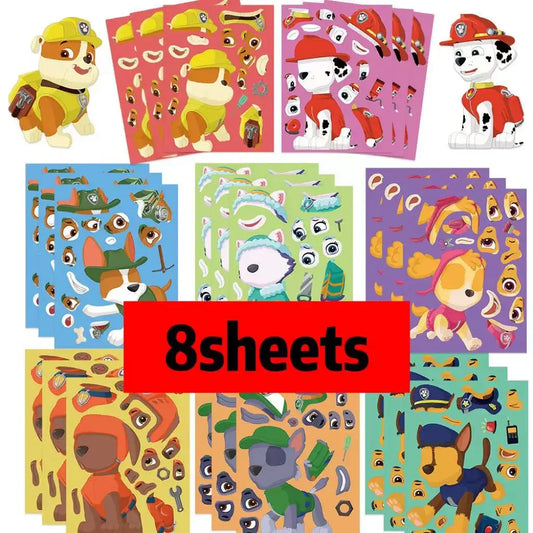 Set de pegatinas de bricolaje de la aventura de la pata