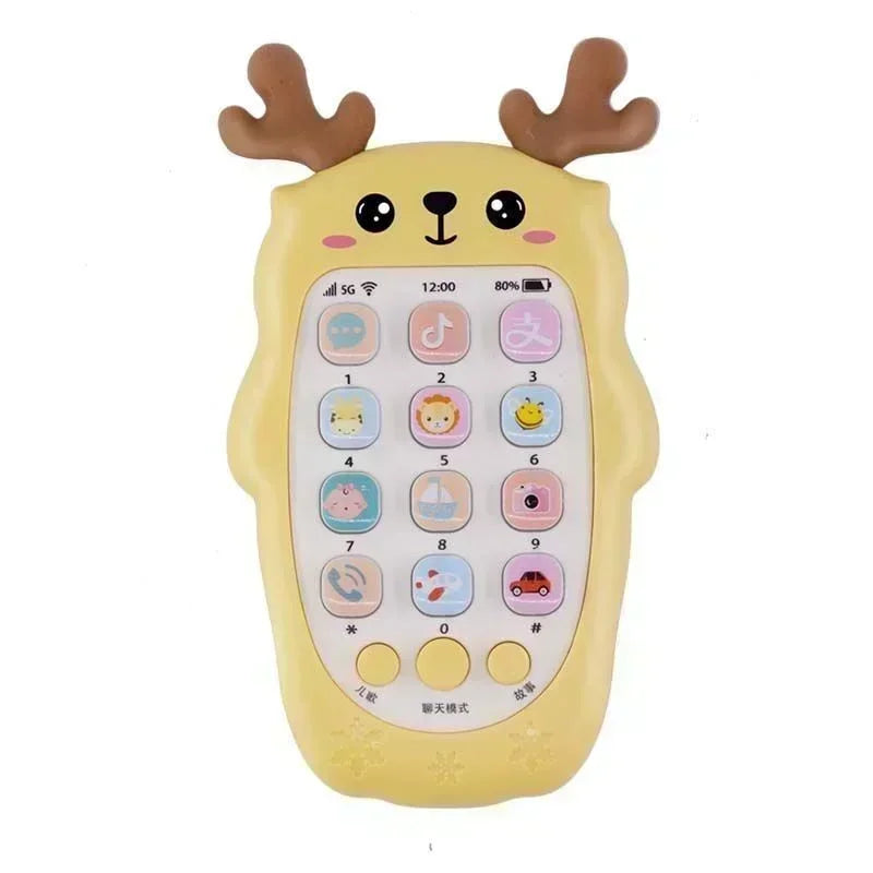 Teléfono de juguete para bebés de iluminación musical