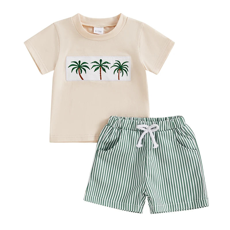 Outfit estivo per bambini in palma 