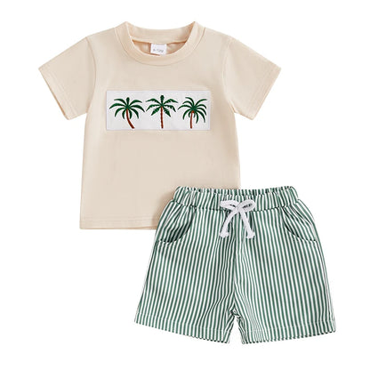 Outfit estivo per bambini in palma 