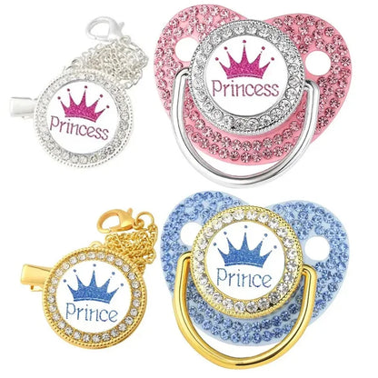 Set di cichifieri Rhinestone del Principe e Principessa