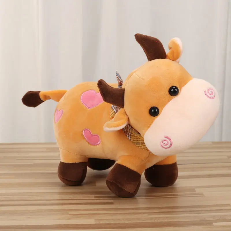 Puscia di cartoni animati con toppe a cuore 