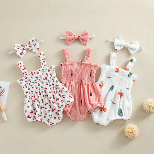 Été pour bébé fille avec bandeau 
