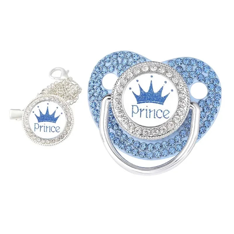 Set di cichifieri Rhinestone del Principe e Principessa