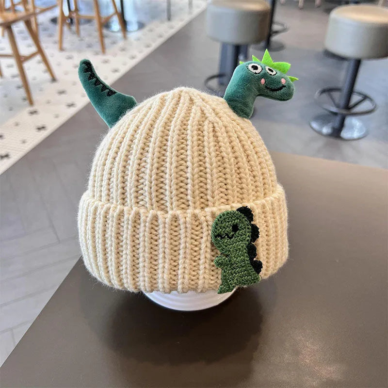 Cappello invernale in maglia 3D per bambini