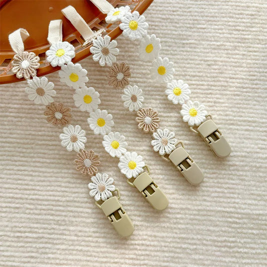 Catena del ciuccio per baby con clip daisy