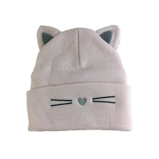 Cappello inverno per bambini orecchie da gattino