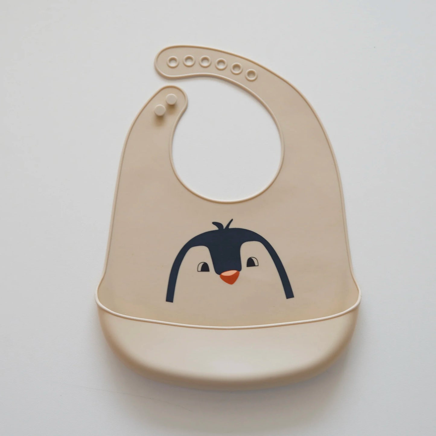 Bavaglini da nutrimento del bambino in silicone con tasca catch