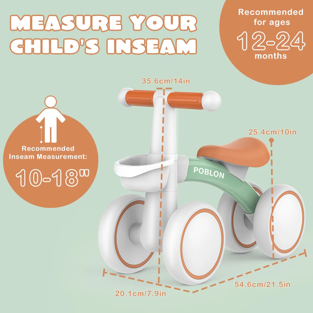 Bicicleta de balance para bebés