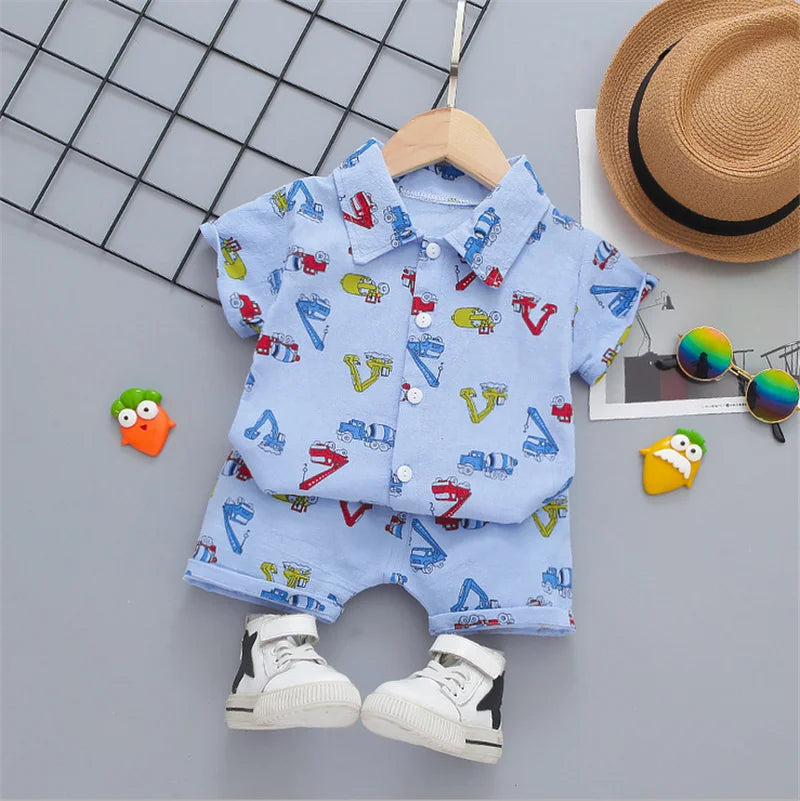 Outfit estivo tropicale per bambini