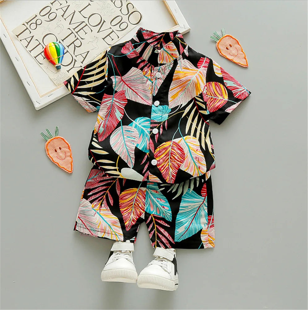 Outfit estivo tropicale per bambini
