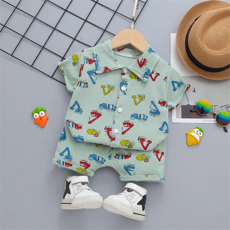 Outfit estivo tropicale per bambini